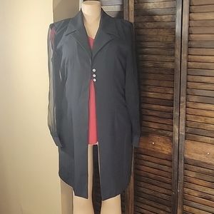 Women's VANY New York Black Size 10 Dress Lenth Jacket